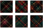 Christmas Plaid Digital Paper, a Pattern Graphic by CreationArt (Thumbnail 4 of 4)