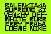 Grained Brutal, a Sans Serif Font by Here  FF (Thumbnail 8 of 16)