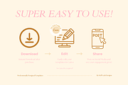 Blush & Glow Instagram Post Template, a Social Media Template by HellYeahDesigns (Thumbnail 2 of 8)
