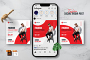Social Media Flyer Post Template, a Social Media Template by zahidhossainalif (Thumbnail 1 of 5)