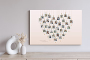 Love Heart Photo Collage Template, a Social Media Template by DesignerCandies (Thumbnail 3 of 5)