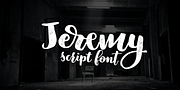 Jeremy, a Script Font by GRIN3 (Nowak) (Thumbnail 1 of 5)