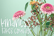 Wildblooms Font & Doodle Duo, a Script Font by Sabrina Schleiger Design (Thumbnail 4 of 6)
