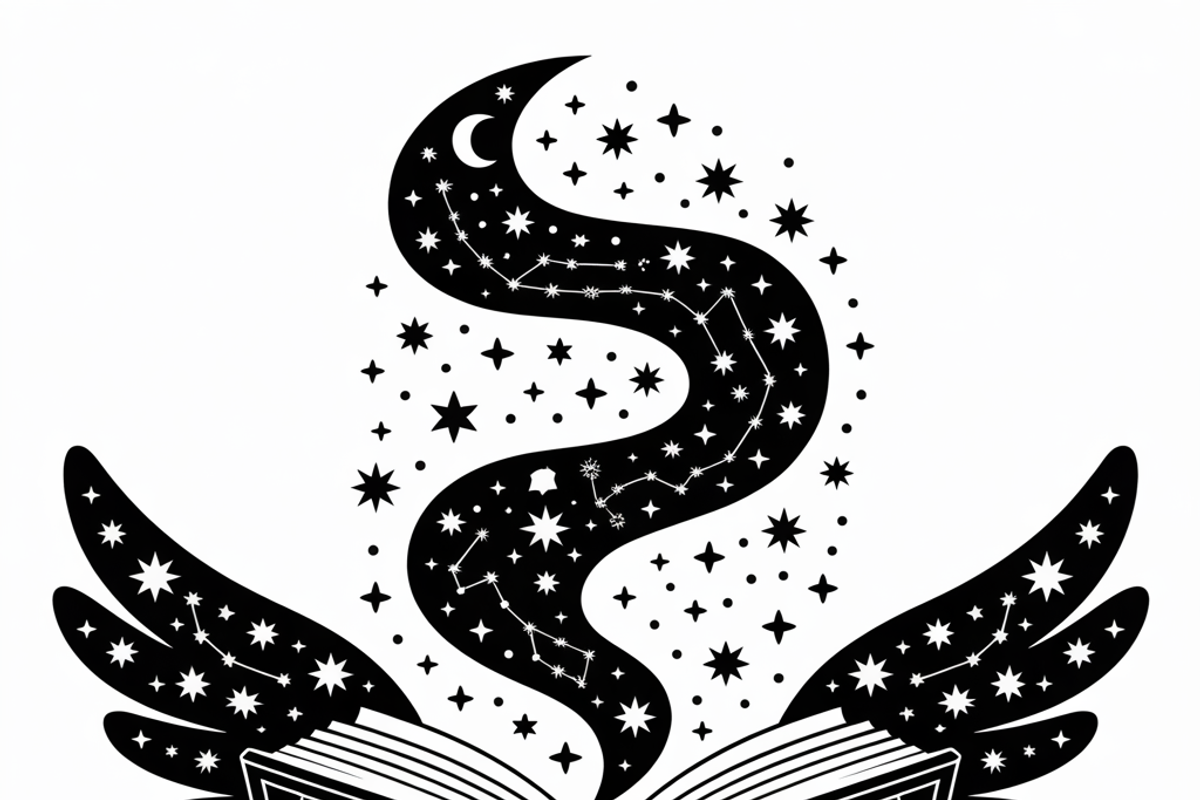 silhouette of a witch’s spellbook, an Illustration by Amazin_art (Photo 6 of 20)