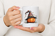 Whimsical Halloween Pumpkin Clipart, a Seasonal Illustration by Canvas Craft (Thumbnail 9 of 10)