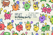 Fruits Birthday Illustration Pack, a Food Illustration by Palau (Thumbnail 1 of 10)