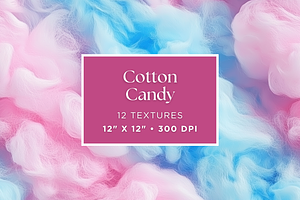 Cotton Candy Seamless Textures