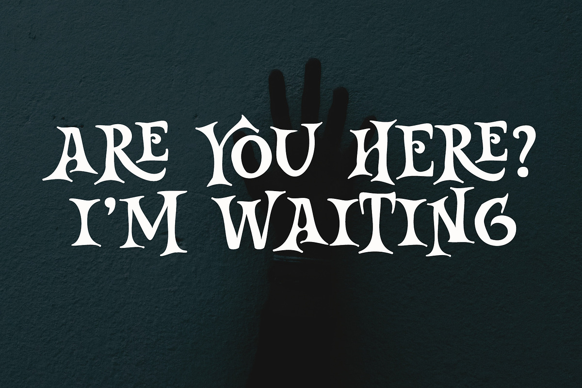 Like Spooky - Display Halloween Font, a Serif Font by Airotype (Photo 3 of 8)