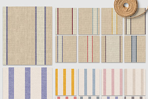 Ticking Fabrics Seamless Papers