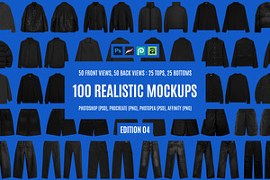 Realistic Streetwear Mockup Bundle
