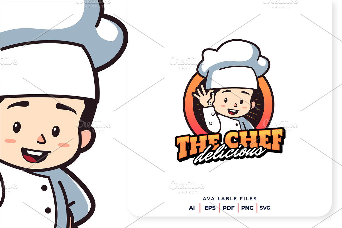 Chef Logo Design, a Branding & Logo Template by yellowline