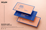 Isometric Business Card Moclup, an Advertising Mockup by Se٧enStudio (Thumbnail 1 of 2)