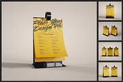 Table Tent Card Mockup, an Advertising Mockup by Muhazdinata (Thumbnail 1 of 11)