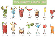 Classic Cocktails, Alcohol Drinks, a Food Illustration by Tatti Graphic Studio (Thumbnail 2 of 4)