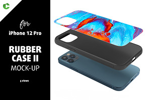 Phone 12 Pro Rubber Case II Mock-up