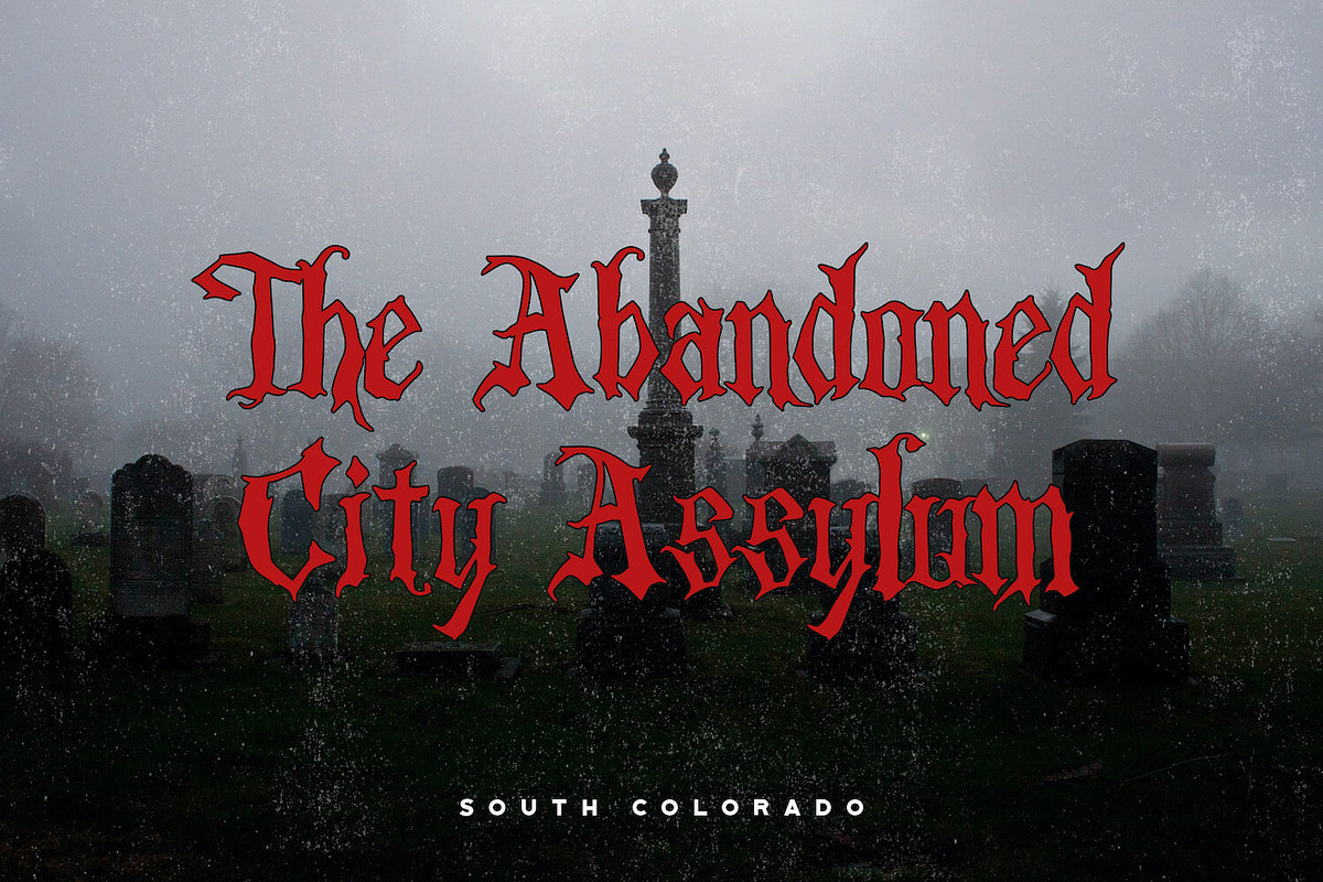 Dark Angels - Haunted Display Font, a Blackletter Font by StringLabs (Photo 2 of 10)