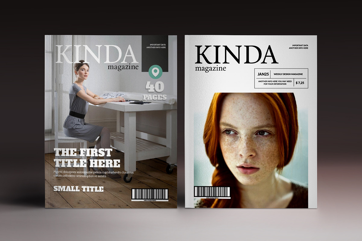 Kinda Magazine, a Magazine Template by Luuqas Design (Photo 1 of 16)