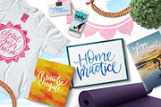 Yoga studio lettering & graphic set, an Object Graphic by Beauty Drops (Thumbnail 6 of 6)