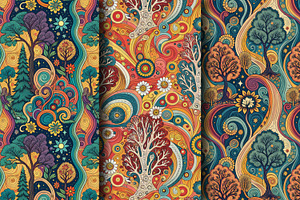Psychedelic Symphony in 1970s Style