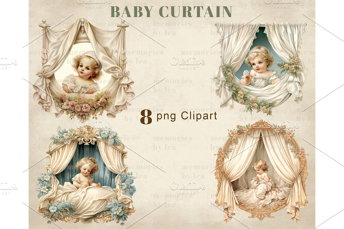 Baby Curtain PNG Clipart, a Person Illustration by Memories By Lea (Photo 5 of 8)