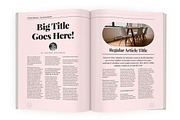 Vintage Newsletter, a Magazine Template by IndieStock (Thumbnail 2 of 5)
