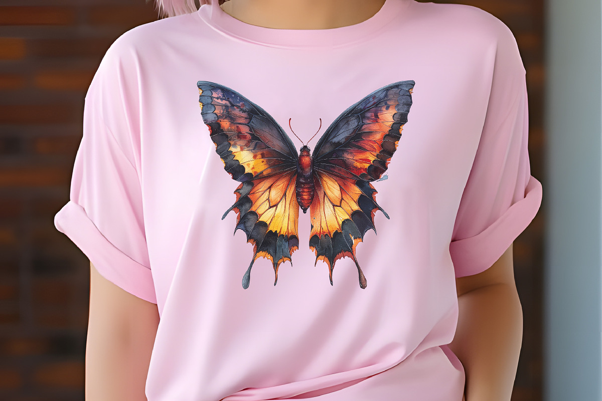 Gothic Spring Butterfly Clipart, an Illustration by RobertsArt (Photo 3 of 7)