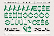 Basikle - Retro Reverse Contrast, a Sans Serif Font by Invasi Studio (Thumbnail 11 of 11)
