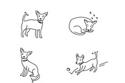 Cute doodle dogs (big collection), an Animal Illustration by Liz Pengilley Studio (Thumbnail 6 of 23)