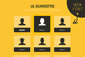 Lil Silhouettes Icon & Font