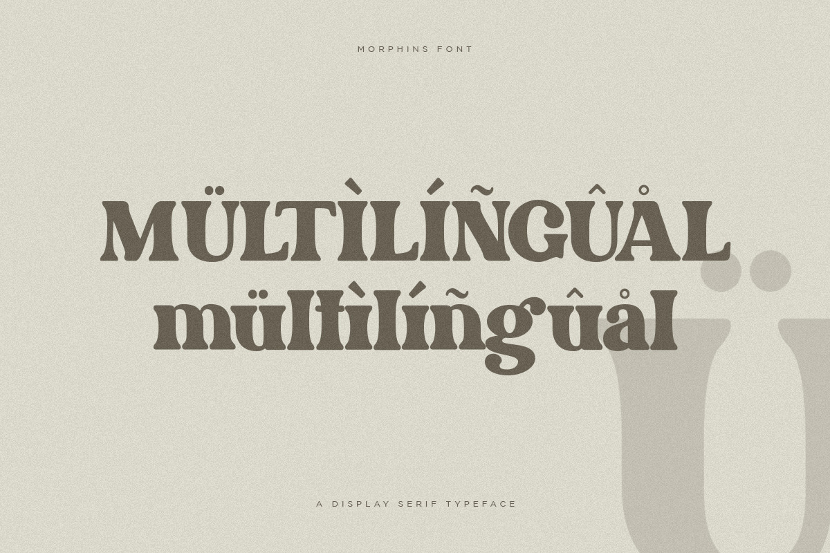 Morphins | Display Serif, a Serif Font by Pentagonistudio (Photo 11 of 11)
