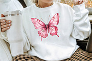 Watercolor Pink Preppy Chinoiserie S, an Illustration by Sublimation Artist (Thumbnail 4 of 6)