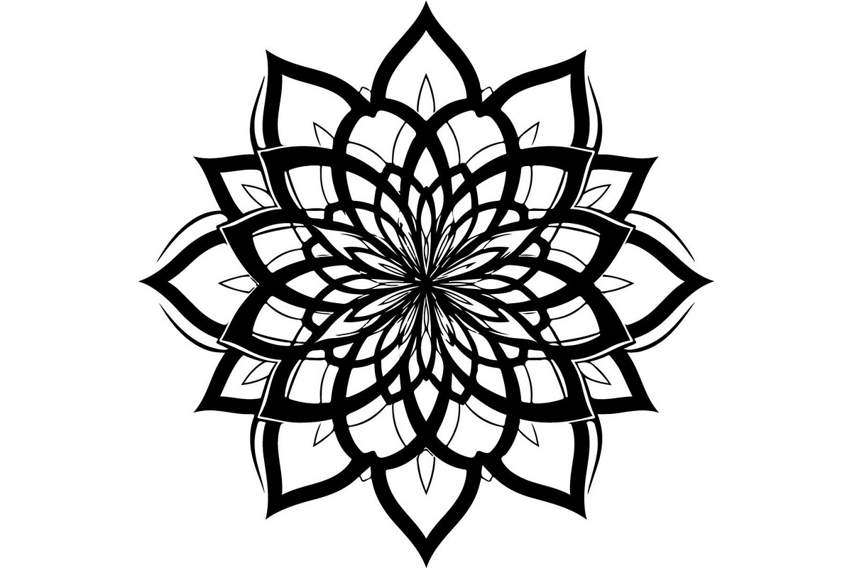 Floral Mandala, an Object Graphic by Designer_Momina (Photo 4 of 19)