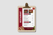 Restaurant Menu Mockup, an Advertising Mockup by swsi-studio (Thumbnail 5 of 5)