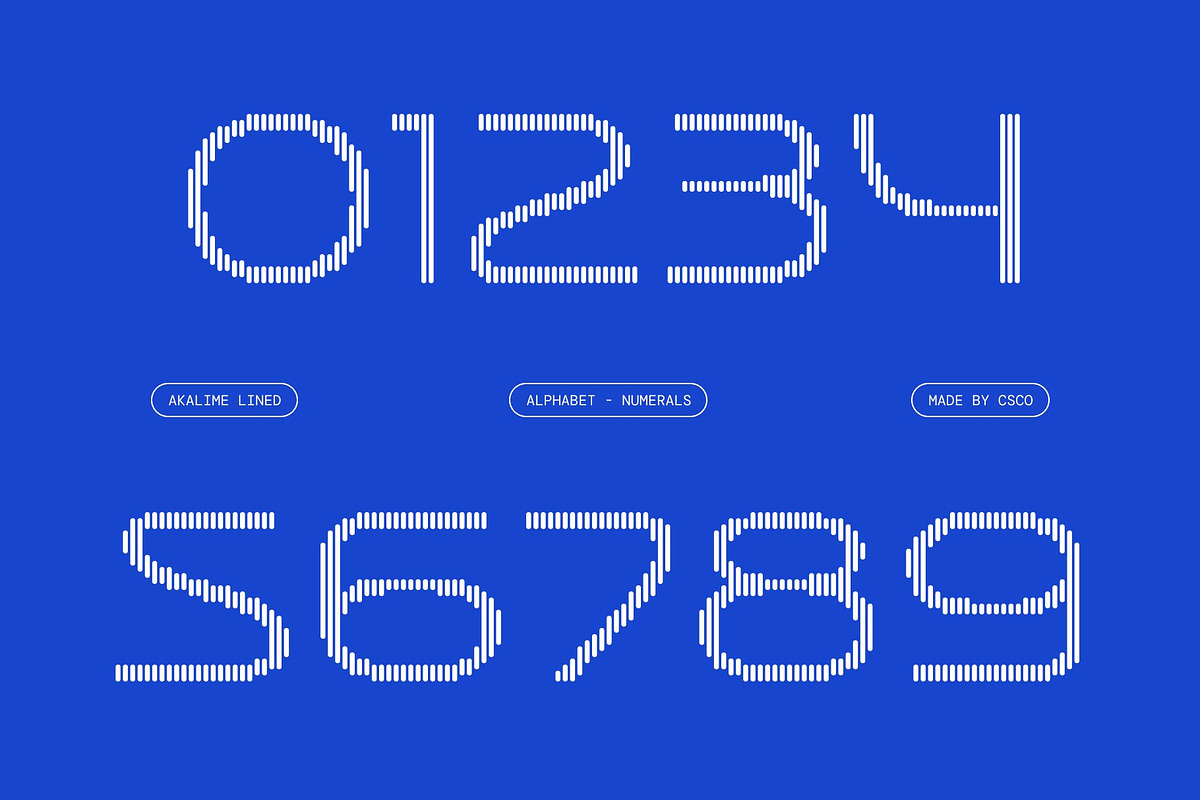 Akalime Lined, a Sans Serif Font by Craft Supply Co. (Photo 4 of 8)