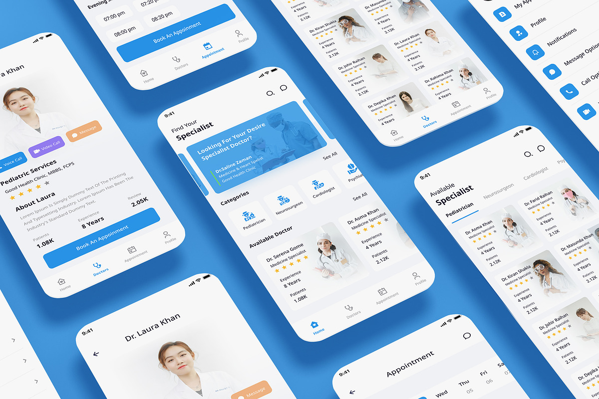 Pediatric Services & Medicine App, an App Template by nagaredesignstudio (Photo 1 of 2)