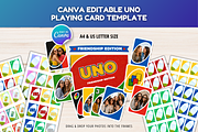 UNO Game Card Canva Editable PDF, a Card Template by Snapybiz (Thumbnail 1 of 11)