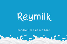 Reymilk - Handwritten comic font
