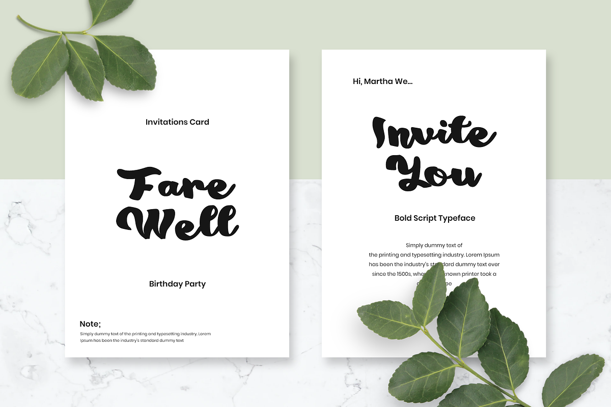 Metaly Modern Script Font, a Script Font by Haws.std (Photo 6 of 6)