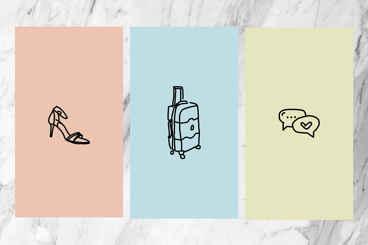 40 Insta Highlight Covers, a Social Media Template by Kristina Dubnovitskaya (Photo 4 of 5)