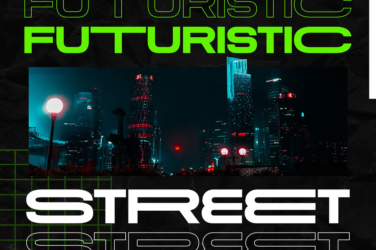 Molend - Futuristic Sans, a Sans Serif Font by Arterfak Project (Photo 9 of 12)