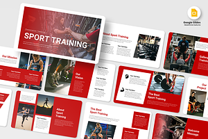 Sport Training - Google Slides, a Presentation Template by QR Design Studio