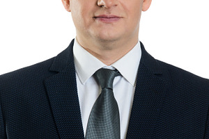 Business man portrait featuring bald, business, and businessman
