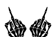 Skeleton Fingers Set, Cut Files, a Person Illustration by Watercolor_Vector Graphic (Thumbnail 16 of 16)