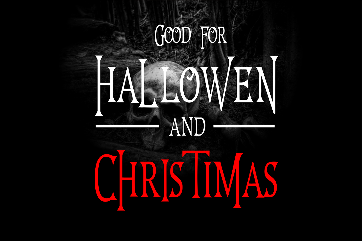 Hallows Typeface preview 2