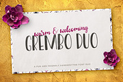 Grembo Font Duo, a Script Font by Design Panoply (Thumbnail 1 of 8)