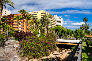 Paseo Martianez in Puerto de la Cruz, Tenerife, Spain