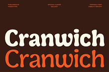 Cranwich — Playful Groovy Serif