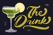 Drink South Bold Calligraphy Font, a Script Font by Letterena Studios Script (Thumbnail 9 of 20)
