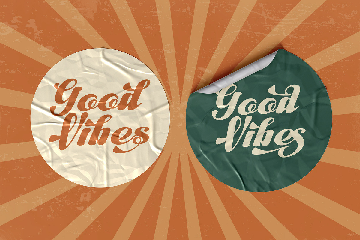 Bello Curve - Retro Script Font, a Script Font by Letterara (Photo 7 of 14)