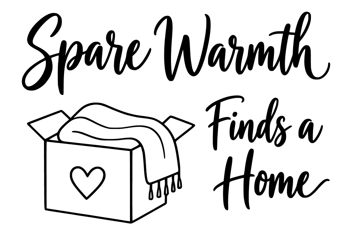 Spare Warmth Scarf Donation Line Art, an Object Illustration by Ghagra (Photo 2 of 7)